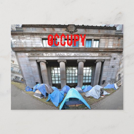 Carte Postale Occupy Wall Street (Devant)