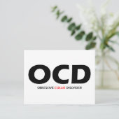 Carte Postale OCD - Désordre obsédant de colley (Debout devant)