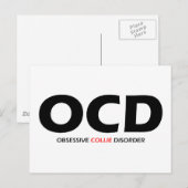 Carte Postale OCD - Désordre obsédant de colley (Devant / Derrière)