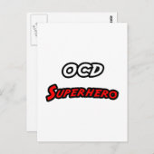 Carte Postale OCD Superhero (Devant / Derrière)