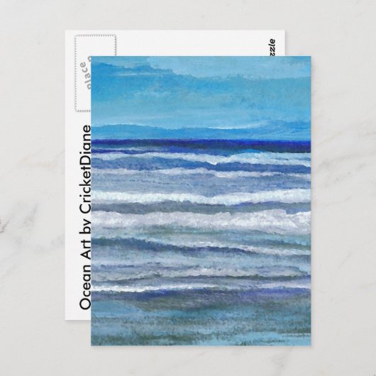 Carte postale Ocean Art (Devant / Derrière)