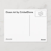 Carte postale Ocean Art (Dos)
