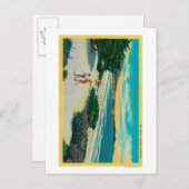 Carte Postale Ocean Beach à Carmel, CACarmel, CA (Devant / Derrière)