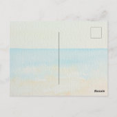 Carte Postale Ocean Beach Starfish Conch Shell (Dos)