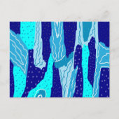 Carte Postale Océan bleu Icy (Devant)