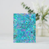 Carte Postale Ocean Bubbles: Maximalist Art (Debout devant)