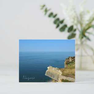 Carte Postale Océan calme à Nazaré, Portugal