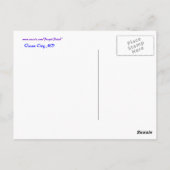 Carte postale Ocean City (Dos)