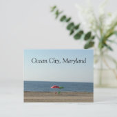 Carte Postale Ocean City MD Beach (Debout devant)