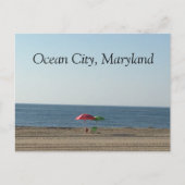 Carte Postale Ocean City MD Beach (Devant)