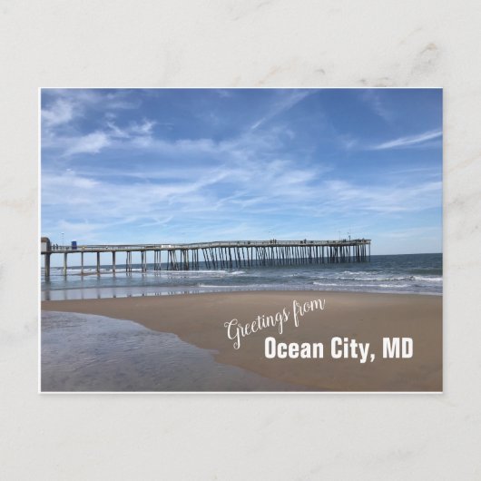 Carte postale Ocean City, MD Pier (Devant)