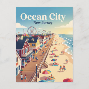 Carte Postale Ocean City, New Jersey