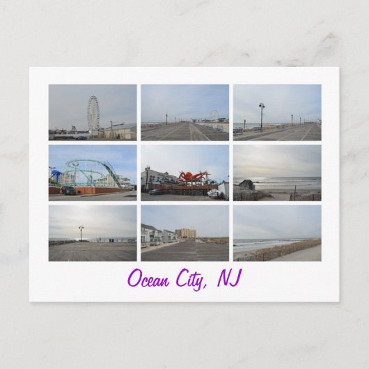 Carte Postale Ocean City NJ (Devant)
