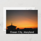Carte postale Ocean City View (Devant / Derrière)