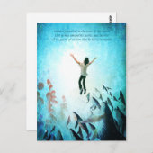 Carte Postale Océan d'immersion (Devant / Derrière)