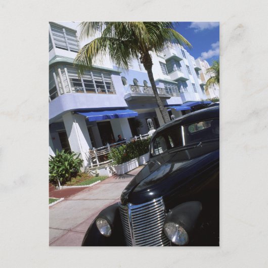 Carte Postale Ocean Drive, Miami Beach Floride (Devant)