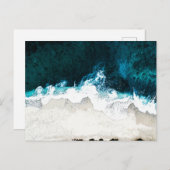 Carte Postale Océan Et Plage (Devant / Derrière)