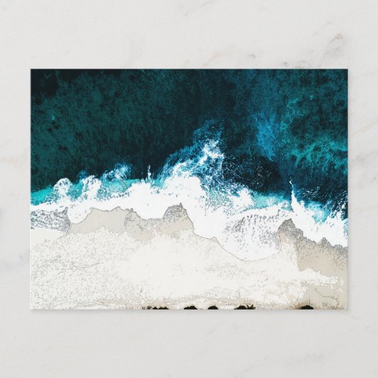 Carte Postale Océan Et Plage (Devant)