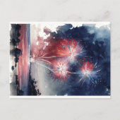 Carte postale Ocean Fireworks (Devant)