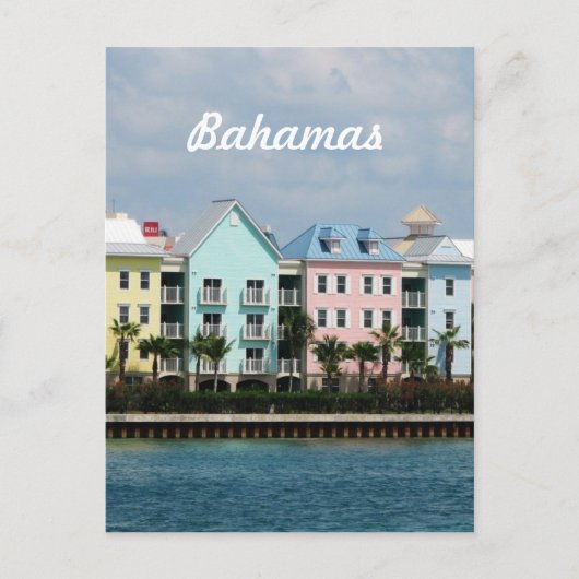 Carte Postale Ocean Front Bahamas (Devant)