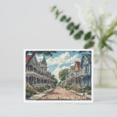 Carte Postale Ocean Grove NJ, Victorian Homes, 1910 View (Debout devant)