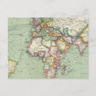 Carte Postale Océan Indien, Océan Atlantique