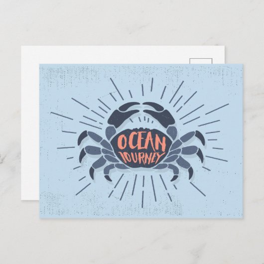 Carte Postale Ocean Journey (Devant / Derrière)