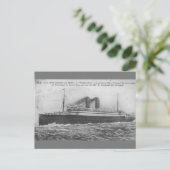 Carte Postale Ocean liner Rotterdam 1910 (Debout devant)