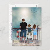 Carte postale Ocean of Tenderness (texte) (Devant / Derrière)