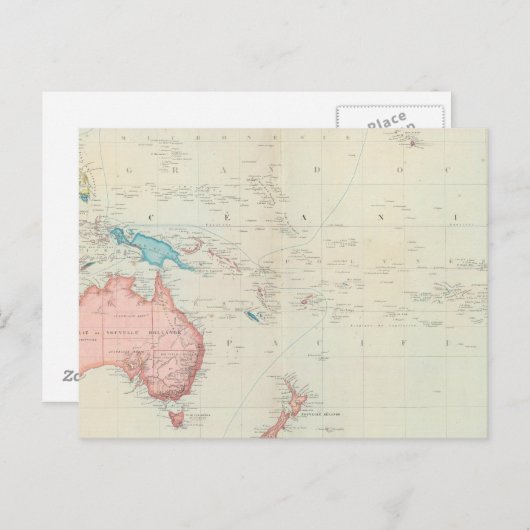 Carte Postale Océan Pacifique 10 (Devant / Derrière)