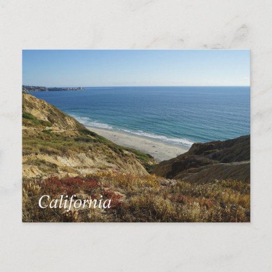 Carte Postale Océan Pacifique en Californie (Devant)