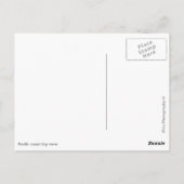 Carte Postale Océan Pacifique grosse vague déferlante à Tahiti (Dos)