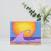 Carte Postale Océan Purple Passion (Debout devant)