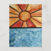 Carte Postale Océan Soleil (Devant)