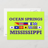 Carte postale Ocean Springs (Devant / Derrière)
