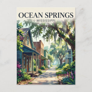 Carte Postale Ocean Springs États-Unis