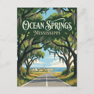 Carte Postale Ocean Springs Mississippi