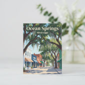 Carte Postale Ocean Springs Mississippi (Debout devant)