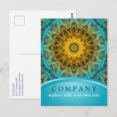 Carte Postale Ocean Star Mandala (Devant / Derrière)