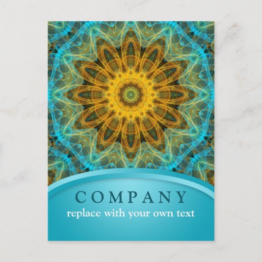 Carte Postale Ocean Star Mandala (Devant)