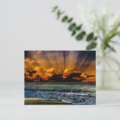 Carte Postale Ocean Sunrise (Debout devant)