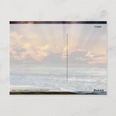Carte Postale Ocean Sunrise (Dos)