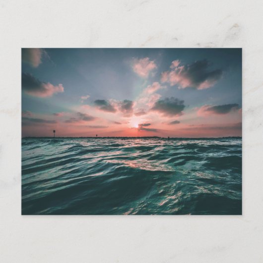Carte postale Ocean Sunset (Devant)