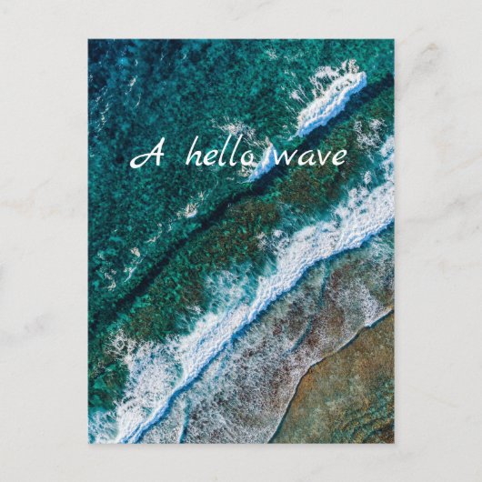 Carte postale Ocean Water Beach Waves (Devant)