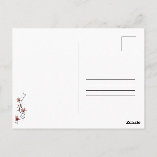 Carte Postale Ocean Wave Inspirational Calming Message (Dos)