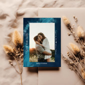 Carte Postale Ocean Wave Photo Enregistrer la date Photo personn