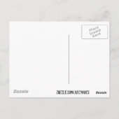 Carte Postale Ocean Waves aqua blue pattern (Dos)