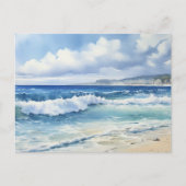 Carte Postale Ocean Waves Beach House (Devant)