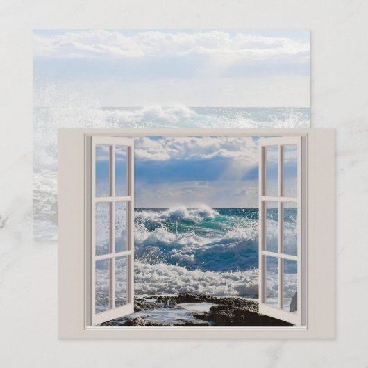 Carte postale Ocean Wide Entrante (Devant / Derrière)