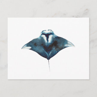 Carte Postale Oceanic Manta Ray Postcard